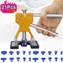 35pcs Dent Puller Kit, Adjustable Golden Dent Remover Tools, Paintless Dent Repair Kit Dent Lifter Puller For Car Large & Small Ding Hail Dent Removal - 美規A型插(110-127V) - 查看 7