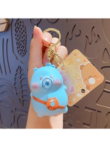 Random Color Bubble Blowing Squeezing Key Chain, Backpack Hanger, Couple Bag Accessory, Cute Piggy Hanger, Small Gift - Multicolor - View 18