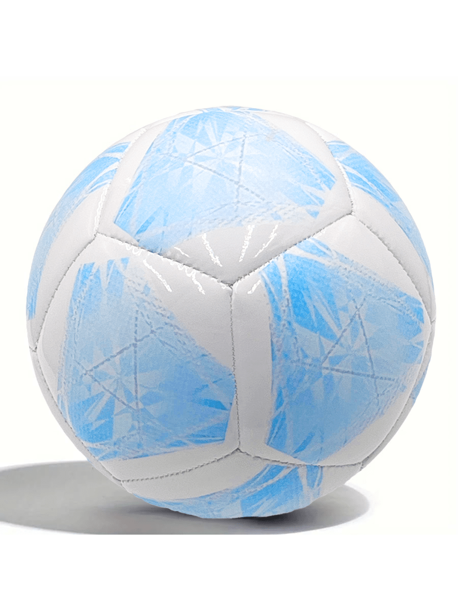 1 pieza Balón de fútbol con diseño clásico tipo explosión, adecuado para entrenamiento y práctica, actividades deportivas escolares al aire libre e interiores, resistente al desgaste y a los golpes, pateo prolongado sin deformación