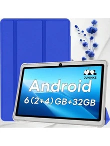 COLORROON Android Tablet, 7 Inch Android11 Tablet 6GB(2+4) RAM 32GB ROM With Wi-Fi, GMS, Parental Control, Dual Camera, Shockproof Case, Educational - Màu tím hoa cà - Xem 1
