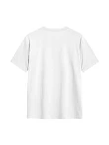 Neutral Cotton T-Shirt K-On Theme Stylish Unisex Casual Short Sleeves Fun Adult Shirt For Everyday Wear Men's T-Shirt - 白色 - 查看 2