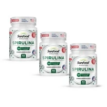 KIT 4 UN SPIRULINA 1800MG 60 CAPS SUNFOOD EVOLUTION