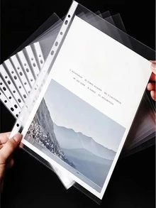 Micas For A4 Folder With 11 Perforations Loose Leaf Cover School Folder Protection Back To School - A4 - View 10