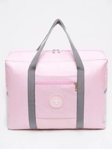 Thickened Upgraded Travel Mobile Business Travel Storage Bag, Large Capacity Luggage, Portable Foldable Luggage Storage Bag, Trolley Crossbody Bag, Round Label Luggage Bag, Trolley Suitcase, Foldable Travel Bag, Airplane Bag, Moving Packing Bag, Clothing Storage Bag, Travel Essential, Clothing Storage Bag. - Multicolor - View 13