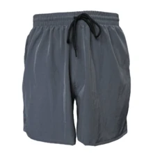 Men's Tactel Shorts With Simple Elastane - 灰色 - 查看 4