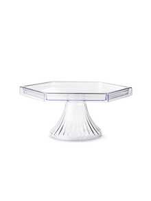 22cm Hexagonal Cake Stand - Various Colors - 無色 - 查看 1