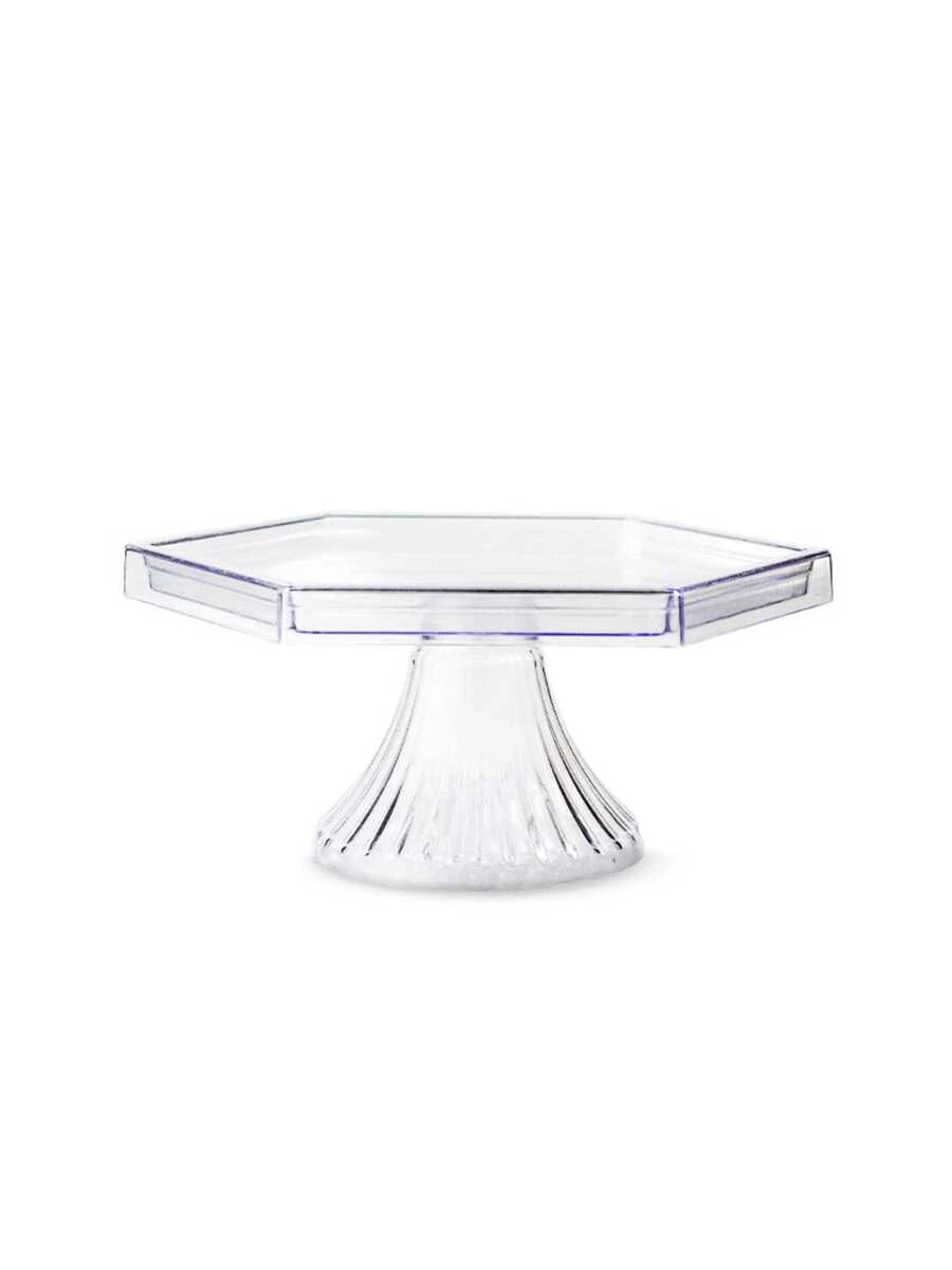 22cm Hexagonal Cake Stand - Various Colors - 無色 - 查看 1