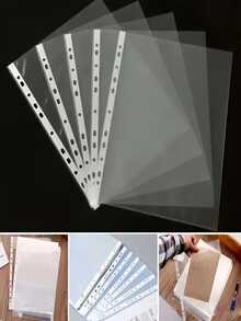 Micas For A4 Folder With 11 Perforations Loose Leaf Cover School Folder Protection Back To School - A4 - View 5