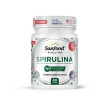 KIT 4 UN SPIRULINA 1800MG 60 CAPS SUNFOOD EVOLUTION
