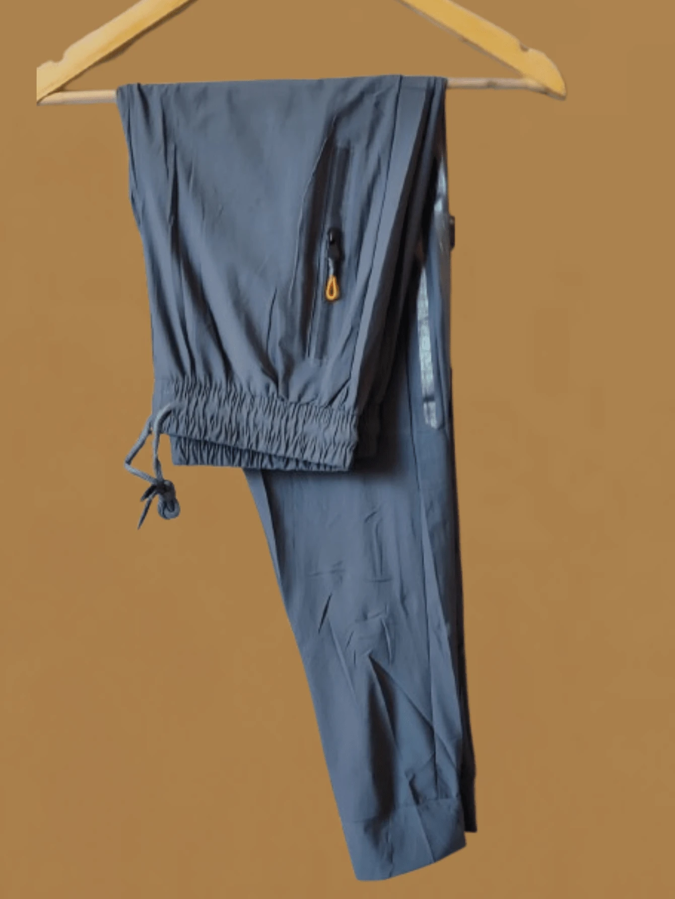 Men's Quick-Drying Ice Silk Pants, Comfortable, Quick-Drying, Academic Sportswear - Flint Stone - View 1