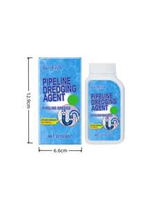 Drain Cleaner Powder - Dissolves And Unclogs Clogged Drains In Sinks, Toilets, And Kitchens. Powerful Grease And Hair Dissolving Formula For Quick And Easy Unclogging. Multi-Purpose Cleaner For Household Plumbing Issues.