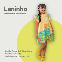 Vestido Infantil Menina Temático Safári Jardim Encantado Abelhinhas Borboletas Formatura Moda Blogueirinha Fresquinho para Festa Aniversário Dia a Dia Casual Roupa de Menina Juvenil Casamento Estampado Soltinho Verão Floral - Amarelo - Visão 4