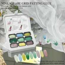 Simwey Christmas Forest-Themed 9-Color Snap Nail Polish, Suitable For Christmas Trees, Reindeer-Colored Nail Art Accents, DIY Nails, Nail Salon Designs, No Wiping Needed, Gentle On Nails, Christmas Gift, A Gift For Women. - 橄欖綠 - 查看 2