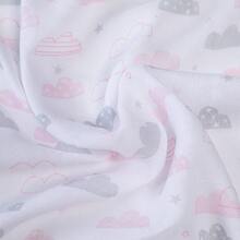 Papi Luxury Double Fabric Diaper 5 Units - 100% Cotton - With Hem - Girl - View 4