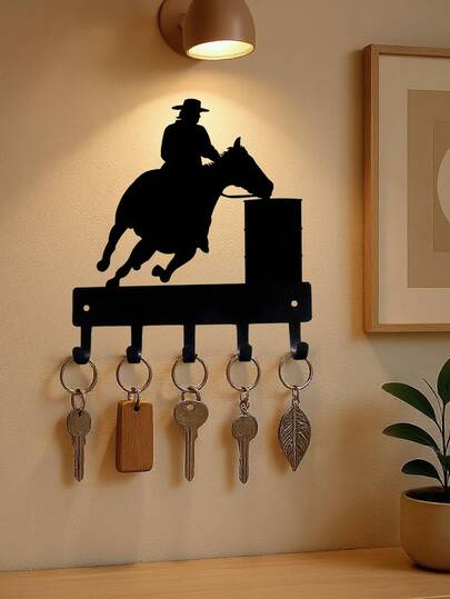 1 Stück Gotischer Haken - Matt Schwarzer Ornamentaler Metallhänger | Zweifach Verwendbarer Dekor für Bademäntel & Schmuck, Vintage Industrieller Dekor, Geeignet für Verschiedene Räume wie Wohnzimmer und Schlafzimmer. Er kann zum Aufhängen von Kleidungsstücken, Anordnen von Küchenutensilien, Aufbewahren von Badezimmerartikeln verwendet werden und verleiht dem Raum ein künstlerisches Gefühl und persönlichen Charme.