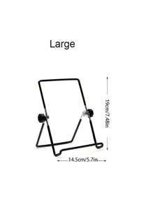 1 Soporte plegable ajustable para tableta, apto para iPad, iPhone y otros dispositivos - Material de PE, alfombrilla antideslizante, soporte de escritorio portátil universal, compatible con dispositivos Android y Apple, diseño plegable compacto compatible con iPhone, teléfono Android, regalo para cumpleaños, familia, amigos, soporte para teléfono, accesorios para teléfono