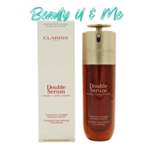 Clarins Double Serum 50ml / 100ml-The 9th Generation Anti-Wrinkle Boosts Radiance Visibly Firms Refines Pores In 7 Days - Huyết thanh kép - Xem 3