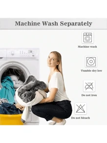 Wearable Blanket With Sleeves - Unisex Hooded Blanket Sweatshirt Gift, Warm & Cozy Oversized Blanket Hoodie, Sherpa With Sleeves And Giant Pocket Thick Flannel Blanket