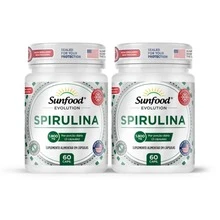 KIT 4 UN SPIRULINA 1800MG 60 CAPS SUNFOOD EVOLUTION