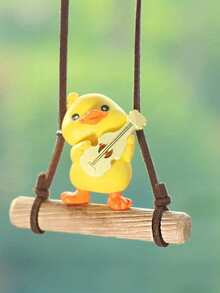 Cute Little Yellow Duck, Little Yellow Chicken, PVC Material, Multiple Styles To Choose From, Car Decorations, Room Decorations, Gifts For Birthday Friends And Mothers - Multicolor - View 9