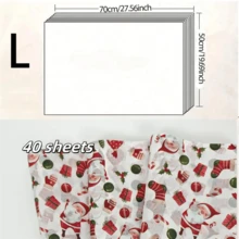 15/40 Sheets, Santa Claus And Christmas Gift Pattern Thin Paper, Santa Claus, Christmas Gift, Christmas Stocking, Colorful Lights, Christmas Leaves - 19.69inch*13.78inch, Handmade Packaging Paper, Easy-To-Fade Items Protection, Gift Box Filling, Party Decorations - Christmas Style Design, Holiday Packaging, Packaging, Christmas Decoration, Holiday Decoration