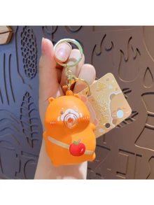 Random Color Bubble Blowing Squeezing Key Chain, Backpack Hanger, Couple Bag Accessory, Cute Piggy Hanger, Small Gift - Multicolor - View 17