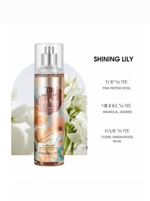 1瓶150毫升清新花果香型喷雾，天然持久，舒缓香气，适用于卧室、衣橱、约会、生日礼物、日常旅行，四季皆宜。