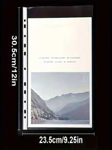 Micas For A4 Folder With 11 Perforations Loose Leaf Cover School Folder Protection Back To School - A4 - View 11