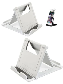 1pcs | Compact & Sleek | Travelers & Home Users | Foldable Space-Saving Multi-Angle | Phone/Tablet Stand | Universal Fit Compatible With IPhone, Android Phone, Gift For Birthday, Family, Friends For Office, Dorm And Home Use Phone Holder Phone Stand Phone Stand For Bed