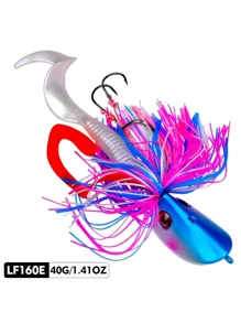 PRO BEROS TACKLEPIONEER Premium Soft Bait Set - Durable And Highly Attractive Freshwater And Saltwater Fishing Baits, Available In Various Vibrant Colors, Weighted Hooks, Designed For Professional Anglers, Freshwater Fishing Gear | Brilliant Fishing Lures | Durable Fish Hooks, Fishing Tackle - Multicolor - View 22