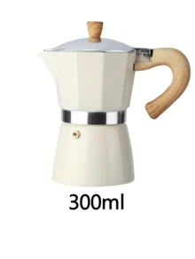 1 pieza Cafetera de espresso de aluminio para estufa con acción manual, perfecta como regalo de Navidad para uso en el hogar y restaurantes; regalos de Navidad, Halloween, regreso a clases, Día del Maestro. 1 pieza Cafetera de espresso clásica italoamericana