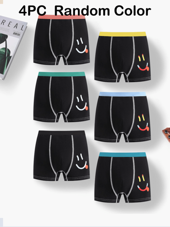 4pcs Children Underpant Panties Children Cartoon Cotton Underwear Boys Boxer Kids Gift ﻿ ﻿