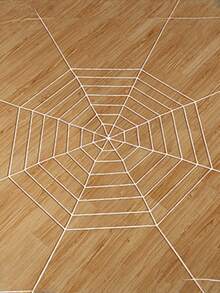 1pc Halloween Spider Web Decoration Prop, Spooky Haunted House Decor, Prank Gag Gift - Multicolor - View 4