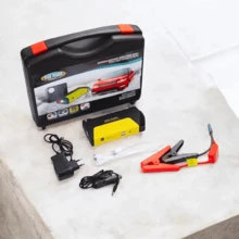Jump Starter per Auto 300A 15000mAh con Power Bank Torcia LED e Kit di Emergenza per Avviamento Batteria - nero - Visualizzare 2