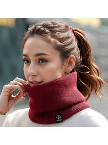 多功能防护面罩围巾，适合户外运动，单件装，冬季保暖围脖，男士滑雪围脖，女士围脖，男士抓绒围脖面罩，加厚防风围巾，寒冷天气防护，适合日常穿着 - 彩色 - 查看 3