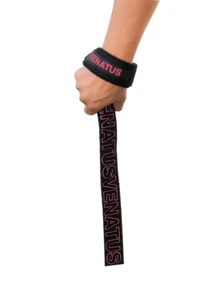Par Straps Venatus Levantamiento Gym Correas Pesas Crossfit - Rosa - Ver 4