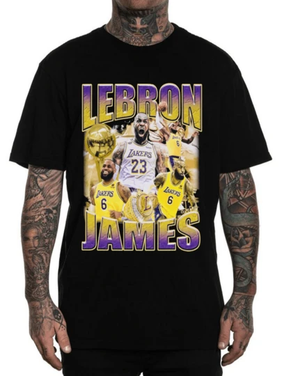 Camiseta Lebron King James Americano Goat Basquete Jogador Esporte Camisa Blusa Unissex Masculino Feminino 100% Algodão Top Premium Streetwear Lançamento Preto Branco Envio Imediato Varias Cores!! Plus Size