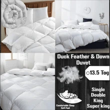 Luxury Duck Feather & Down 13.5 Tog Duvet – Hotel Quality Bedding All Sizes Available - 國王 - 查看 3