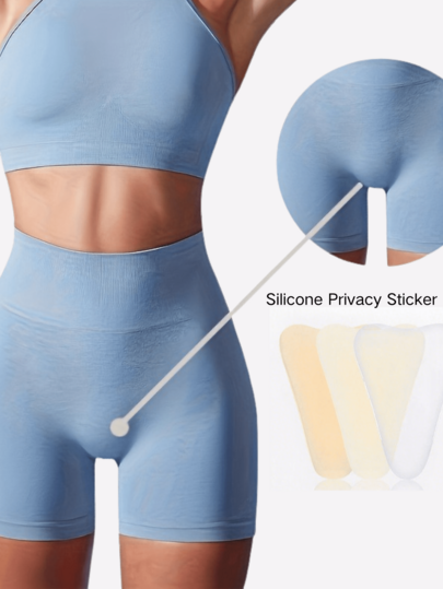 3 Packs Women's Anti-Exposure And Embarrassment Yoga Pants Tennis Clothes Private Protection Stickers Self-Adhesive Women's Anti-Exposure, For Intimate Area Protection, Suitable For Bikini, Yoga Pants, Activewear, Water Parks, Hot Springs