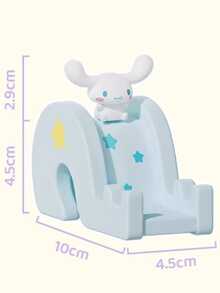 Podstawka na telefon z postaciami Sanrio, Hello Kitty, Kuromi, My Melody, Cinnamoroll, Pochacco i Hangyodon, uchwyt na biurko w kształcie suwaka, antypoślizgowa silikonowa podstawa, uniwersalny uchwyt na iPhone'a/Androida/tablet, uroczy element wystroju pokoju w stylu kawaii i prezent podróżny dla dziewczynek, nastolatek i kolekcjonerów Sanrio