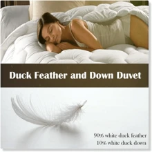 Luxury Duck Feather & Down 13.5 Tog Duvet – Hotel Quality Bedding All Sizes Available - 國王 - 查看 5