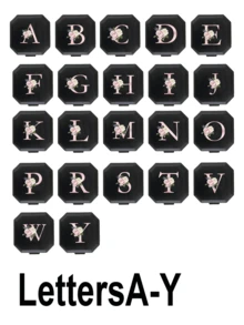 六格便携式药盒，胶囊收纳盒，旅行药盒，迷你药盒，字母A-Z（不含Q/U），六格药片整理器，旅行迷你药盒，防潮药片和维生素容器，药品分发整理器，旅行居家露营户外狩猎药品收纳盒，药盒，旅行医疗包配件，宿舍必备 - 彩色 - 查看 3