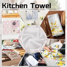 2pcs Minimalist Pink Bow Pattern Kitchen Towels, Soft Polyester Material Dish Cloths, Suitable For Kitchen Decor, Cleaning, Holiday Party Decoration, Kitchen & Bathroom Essentials, Home Decor, Housewarming Gift