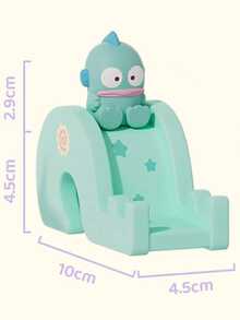 Podstawka na telefon z postaciami Sanrio, Hello Kitty, Kuromi, My Melody, Cinnamoroll, Pochacco i Hangyodon, uchwyt na biurko w kształcie suwaka, antypoślizgowa silikonowa podstawa, uniwersalny uchwyt na iPhone'a/Androida/tablet, uroczy element wystroju pokoju w stylu kawaii i prezent podróżny dla dziewczynek, nastolatek i kolekcjonerów Sanrio