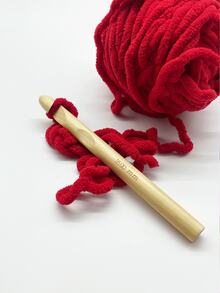 Móc gỗ lớn 15mm/20mm/25mm, màu tre, thích hợp cho người mới bắt đầu và người đã có kinh nghiệm, lý tưởng để móc tổ động vật - Màu be - Xem 7