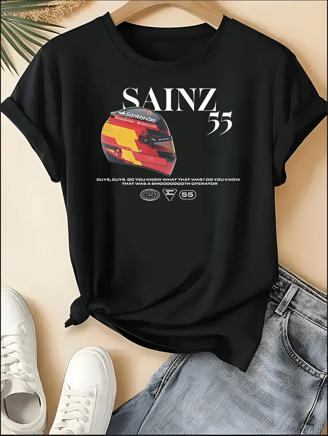 Carlos Sainz Helmet Hoodie, F1 Hoodie, F1 Sweatshirt, F1 Gift, F1, F1 Merch, F1 Shirt, Carlos Sainz,Sainz Hoodie - 黑色 - 查看 1