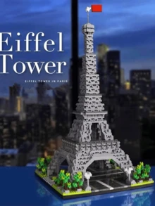 Mini Erkundung berühmter Wahrzeichen Eiffelturm Bauklötze, Kleine Kreuzfahrtschiff + Paris Eiffelturm romantische Kombination, MOC Modell, Erwachsenen Sammlung Ausstellungsdekoration, 3D Architektur Modell, Romantischer Paris Eiffelturm, Halloween Geschenk, Weihnachtsgeschenk, Urlaubsgeschenk, Geburtstagsgeschenk - Verschiedenfarbig - Übersicht 8