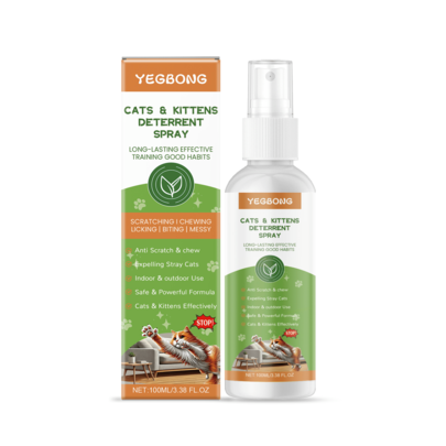 Spray repelente para gatos, disuasivo para mascotas para evitar que los gatos se suban a las camas y proteger los muebles del hogar