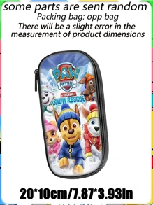 Caja de útiles escolares con diseño de dibujos animados de , bolsa de papelería de gran capacidad, estuche para lápices, bolsa de papelería linda de tela