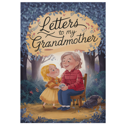 105-Page Floral 'Letters To My Grandmother' Notebook – Vintage Lined Writing Journal For Preserving Memories, Family Stories & Personal Reflections – Perfect Gift For Granddaughters & Grandparents